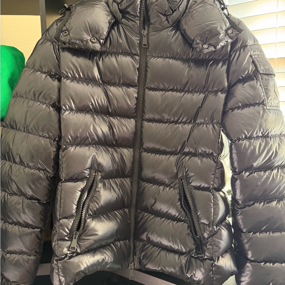 Moncler Shiny Black Puffer Jacket